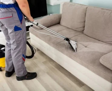 male-worker-cleaning-sofa-vacuum-cleaner-rear-view-young-88092550